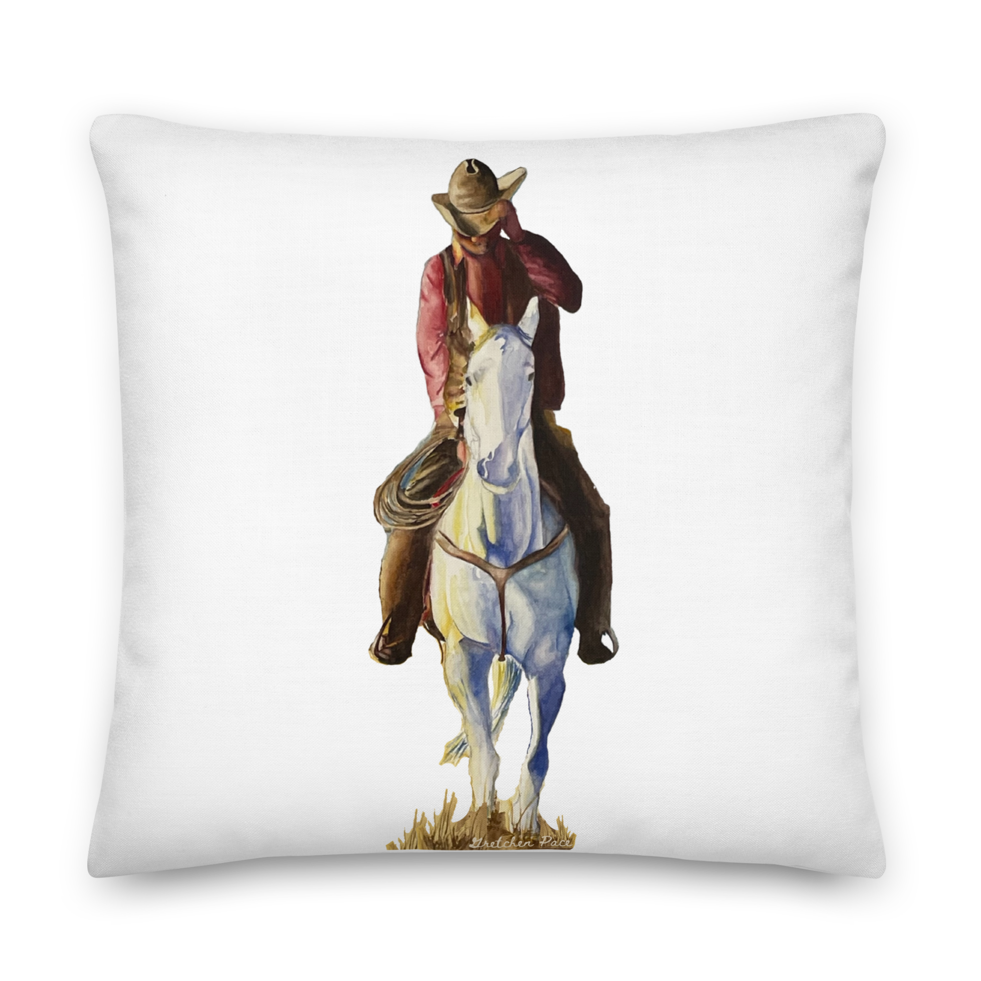 Throw Pillow - Cowboy