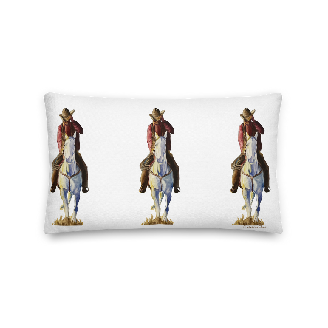 Throw Pillow - Cowboy