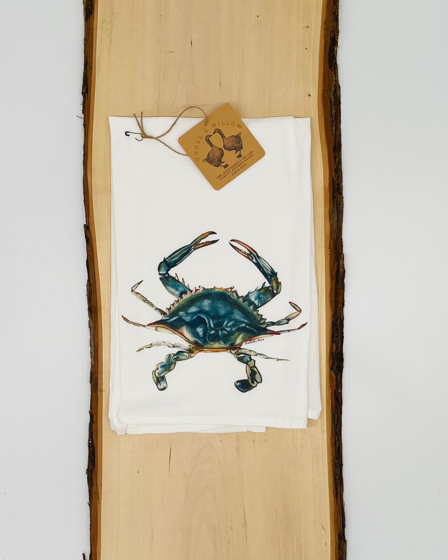 Flour Sack Towel - Crab