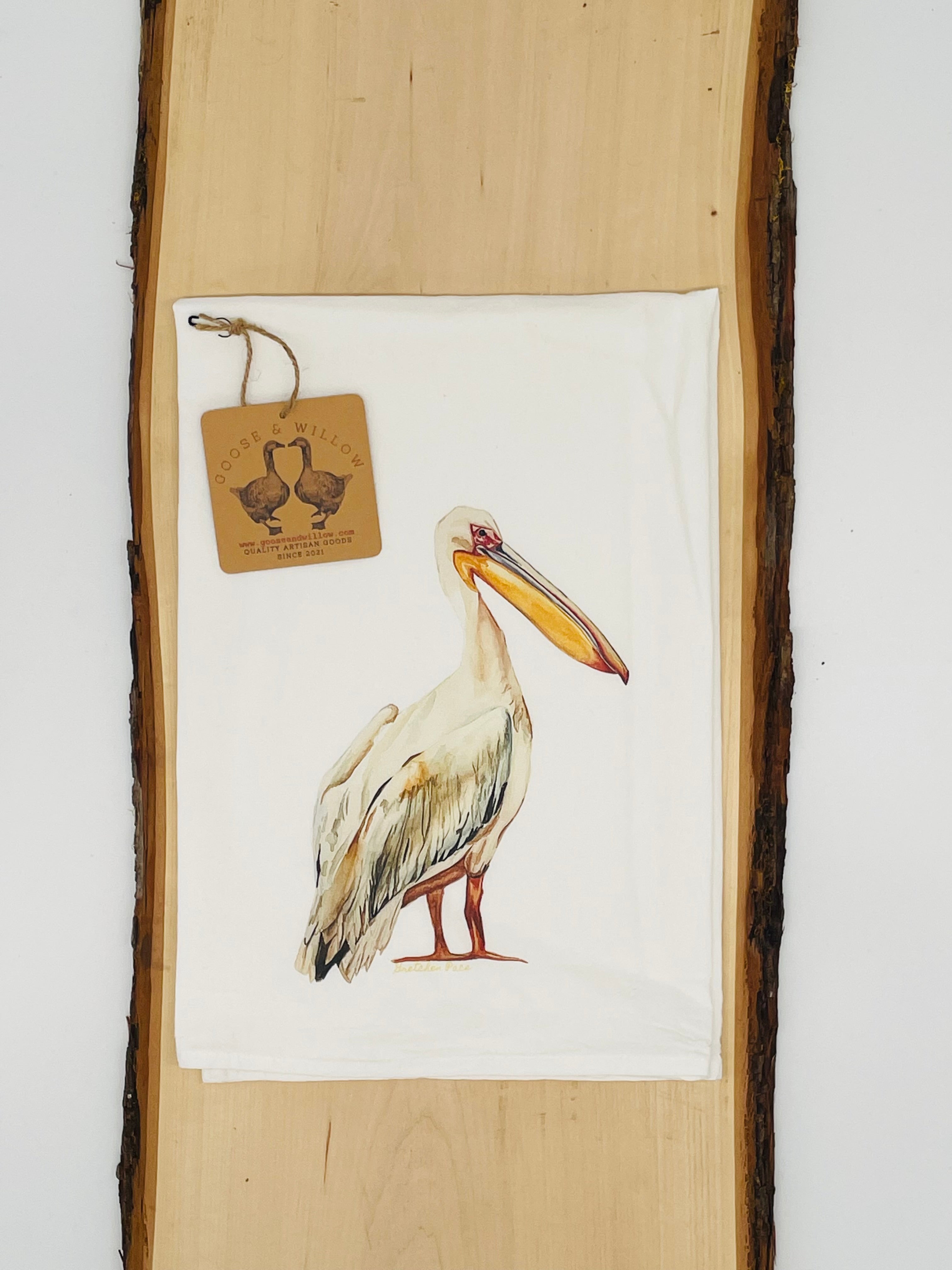 Flour Sack Towel - Pelican