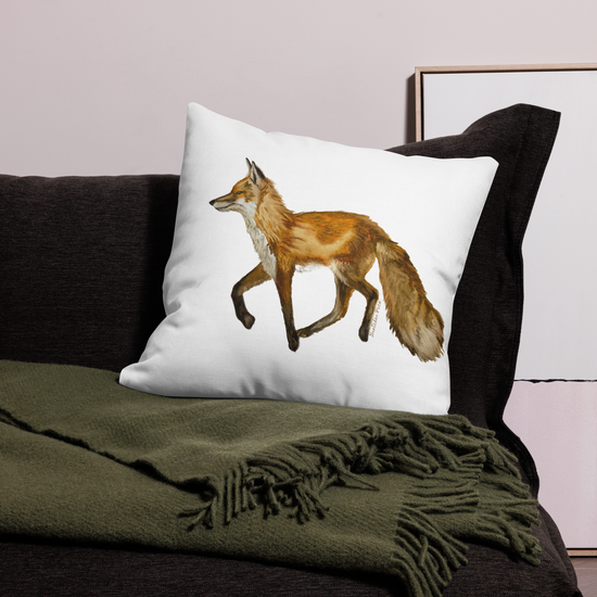 Throw Pillow - Fox