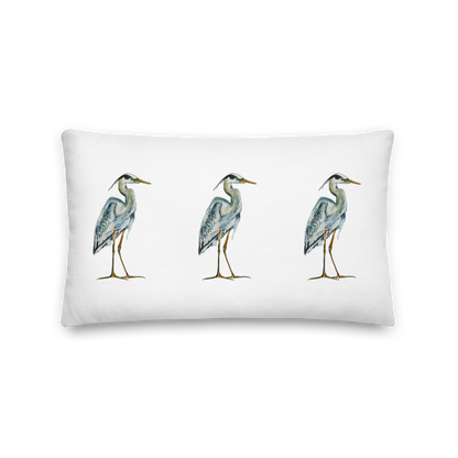 Throw Pillow - Great Blue Heron