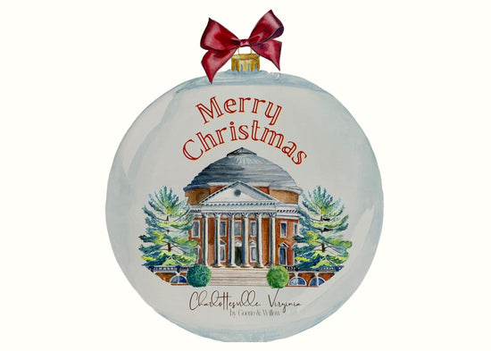 Christmas Card - UVA Rotunda Ornament