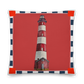 Throw Pillow - Lighthouse on Red