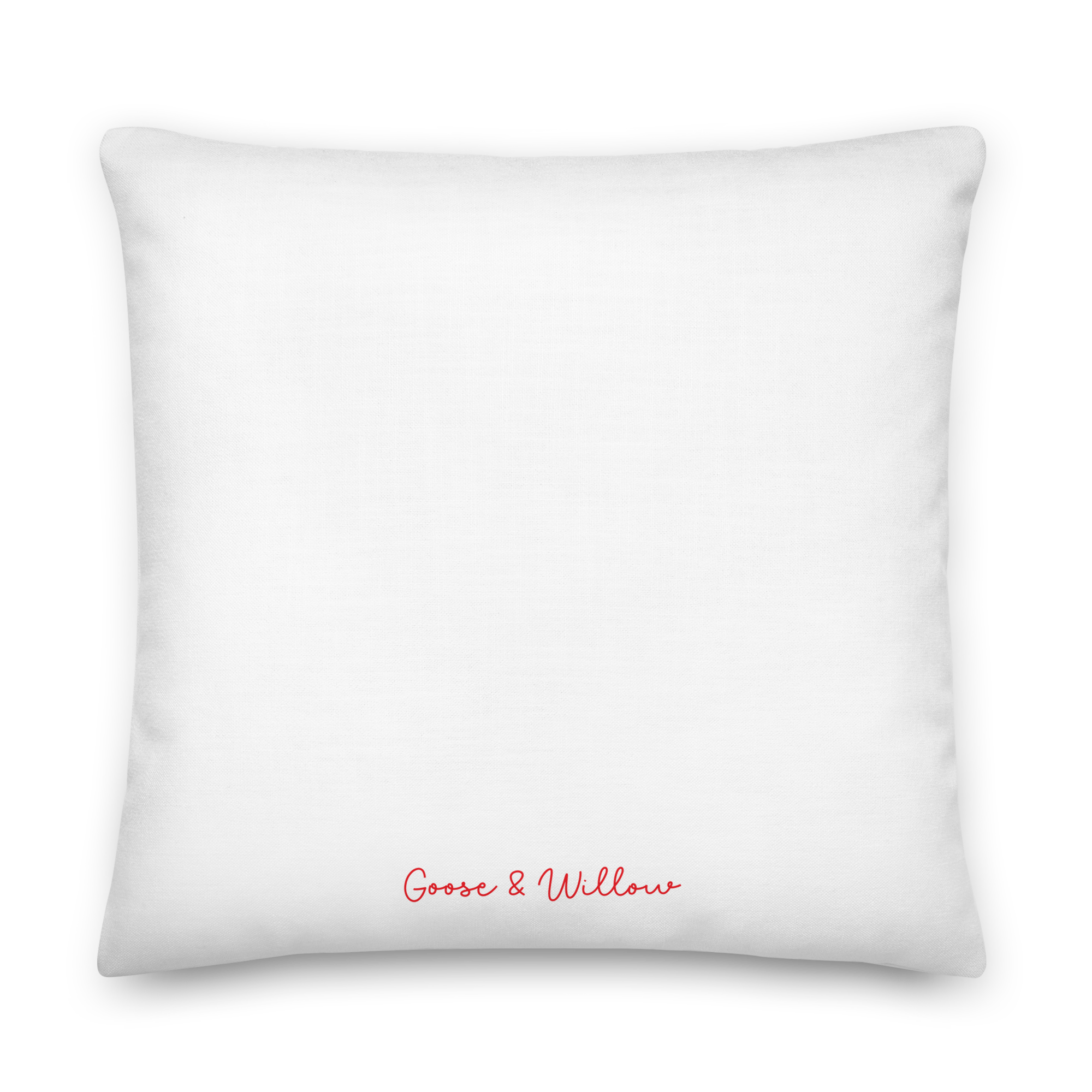 Throw Pillow - Lighthouse on Red