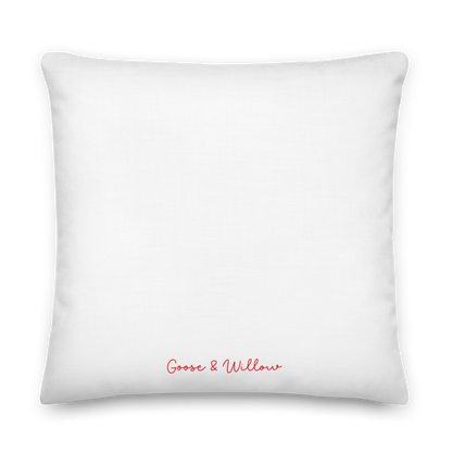 Throw Pillow - Lighthouse on Red