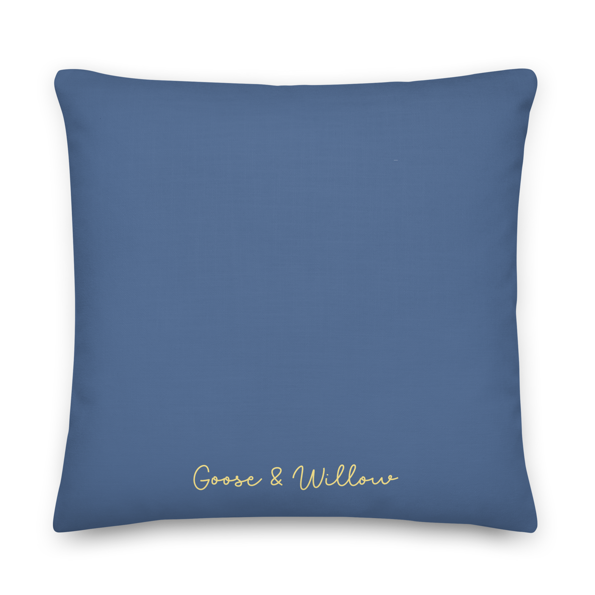 Throw Pillow - Pelican on Blue