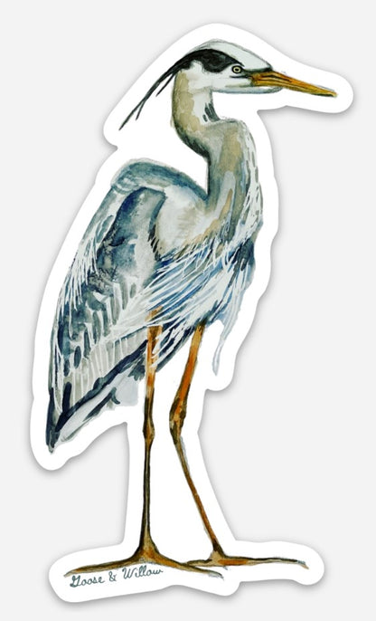 Vinyl sticker - Great Blue Heron