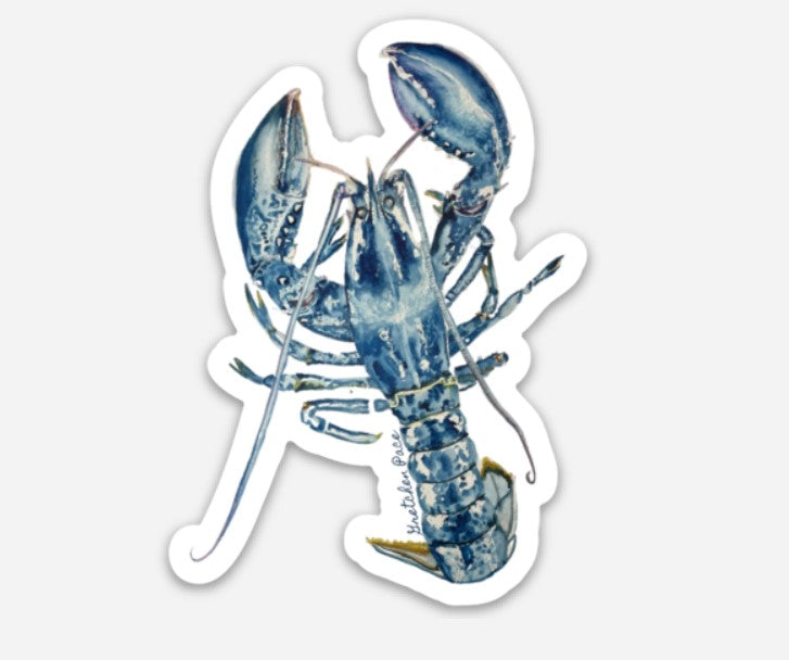 Vinyl sticker - Blue Lobster