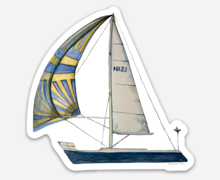 Vinyl sticker - Sailboat